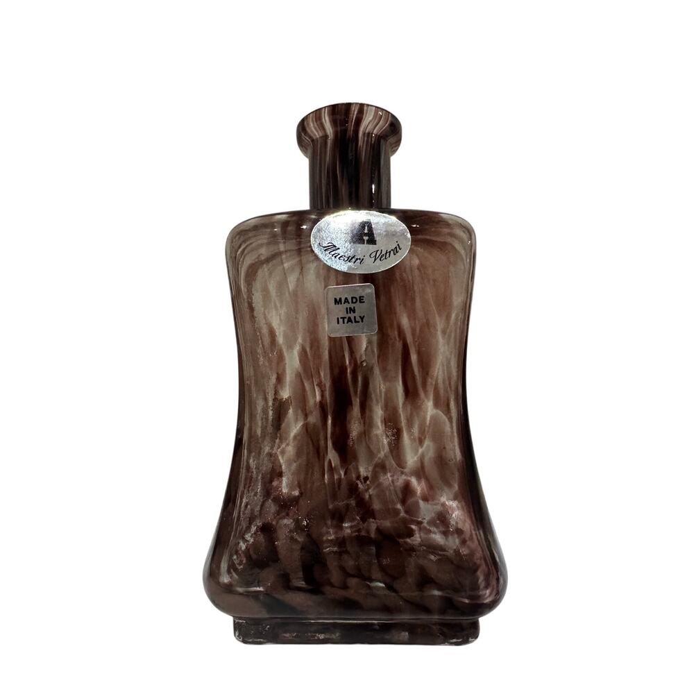 Maestra Vetrai Murano Glass Vase Bottle